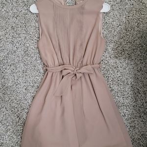 Double Zero Short Taupe Dress